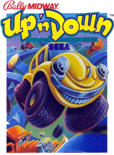 Up 'n Down (USA) — Atari 2600