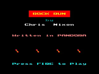 Rock Run — Amstrad CPC