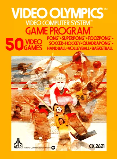 Video Olympics ~ Pong Sports (USA) — Atari 2600