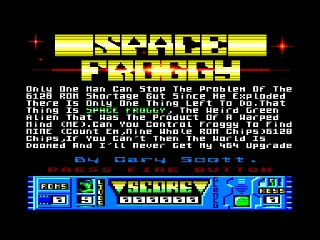 Space Froggy — Amstrad CPC