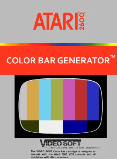 Color Bar Generator (USA) — Atari 2600