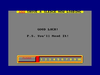 Shove a Sledge — Amstrad CPC