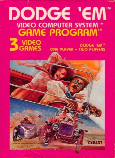 Dodge 'Em (Europe) (Rev 1) — Atari 2600