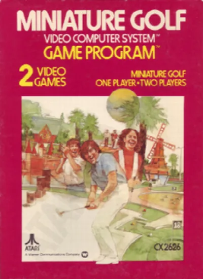 Miniature Golf ~ Arcade Golf (USA) — Atari 2600