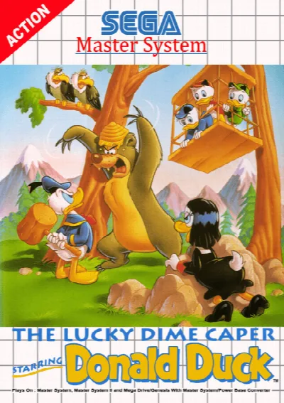 Lucky Dime Caper Starring Donald Duck, The (Europe, Brazil) (En) — Sega Master System