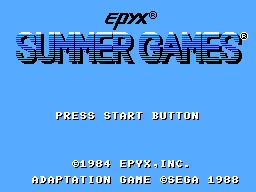 Summer Games (Europe, Brazil) (En) — Sega Master System