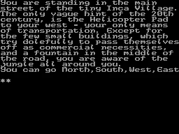The Lost Temple — ZX Spectrum