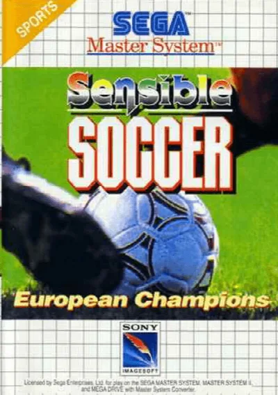 Sensible Soccer (Europe) — Sega Master System