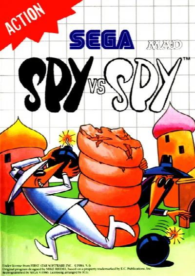 Spy vs Spy (USA, Europe, Brazil) (En) — Sega Master System