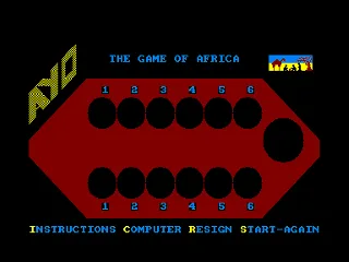 Ayo - The Game of Africa — Amstrad CPC