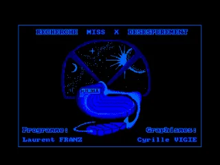 Recherche Miss X Deseperement — Amstrad CPC
