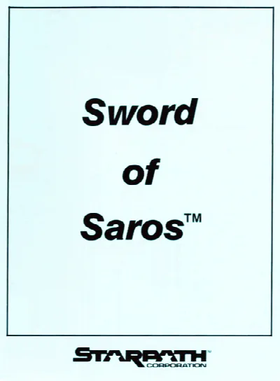 Sword of Saros (USA) — Atari 2600