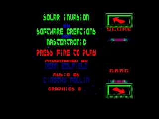 Solar Invasion — Amstrad CPC