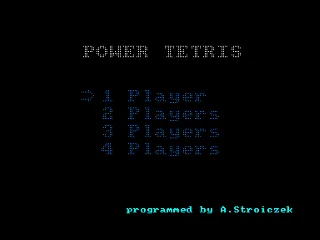 Power Tetris — Amstrad CPC