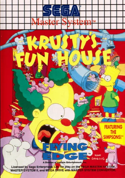 Krusty's Fun House (Europe, Brazil) (En) — Sega Master System