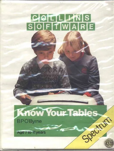 Know Your Tables — ZX Spectrum