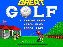 Great Golf (World) — Sega Master System