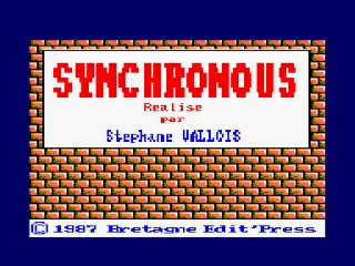 Synchronous — Amstrad CPC