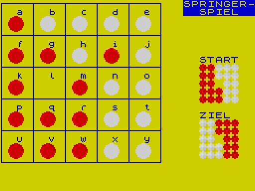 Springer-Spiel — ZX Spectrum