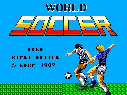 World Soccer (World) — Sega Master System