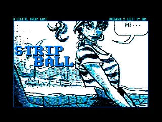 Strip Ball — Amstrad CPC