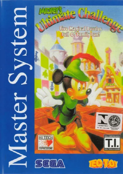 Mickey's Ultimate Challenge (Brazil) (En) — Sega Master System