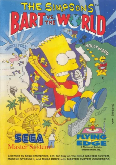 Simpsons, The - Bart vs. The World (Europe, Brazil) (En) — Sega Master System