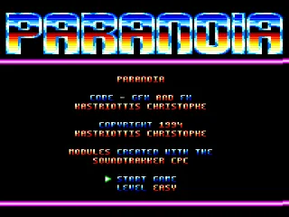 Paranoia — Amstrad CPC