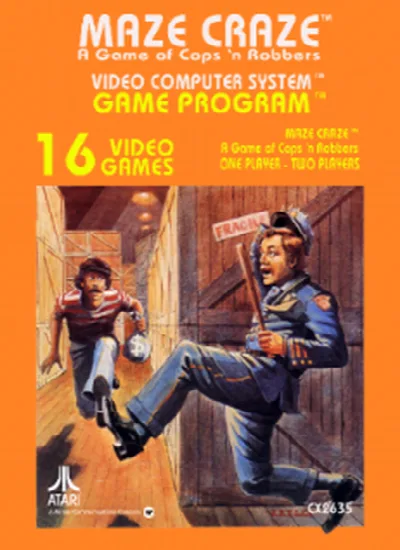 Maze Craze - A Game of Cops 'n Robbers ~ Maze Mania - A Game of Cops 'n Robbers (USA) — Atari 2600