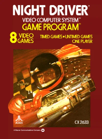 Night Driver (USA) — Atari 2600