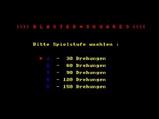 Blasted Squares — Amstrad CPC