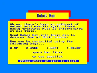 Robot Ron — Amstrad CPC