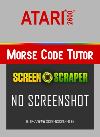 Morse Code Tutor (USA) — Atari 2600