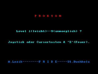 Prokyon — Amstrad CPC