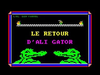 Retour d'Ali Gator, Le — Amstrad CPC