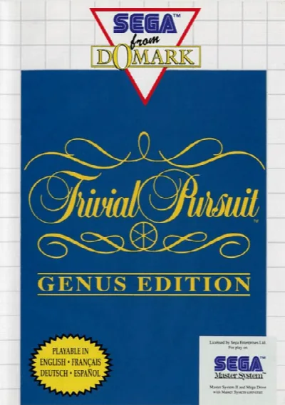 Trivial Pursuit - Genus Edition (Europe) (En,Fr,De,Es) — Sega Master System