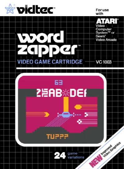 Word Zapper (USA) — Atari 2600