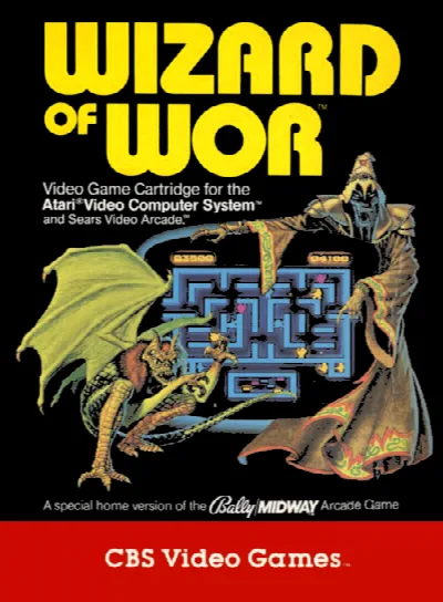 Wizard of Wor (USA) — Atari 2600