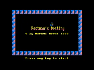 Postman's Destiny — Amstrad CPC