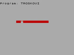 Kontrolor Kucnih Troskova — ZX Spectrum