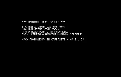 Утка — Радио-86РК