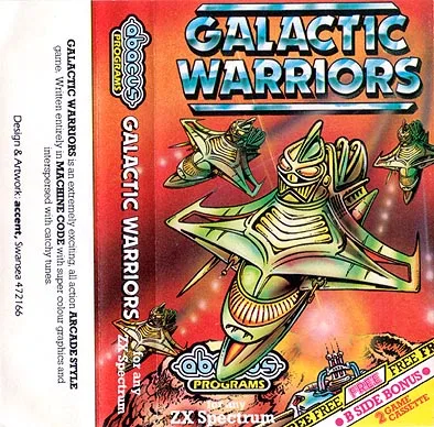 Galactic Warriors + Raceway — ZX Spectrum