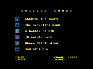 Suicide Squad — Amstrad CPC