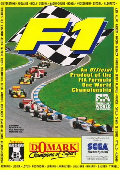 F1 (Europe, Brazil) (En) — Sega Master System