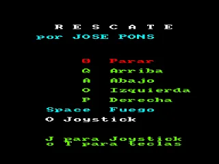 Rescate — Amstrad CPC