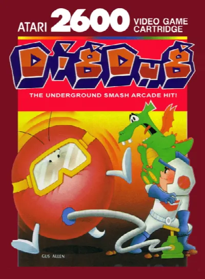 Dig Dug (USA) — Atari 2600