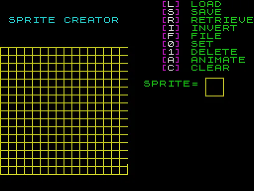 Sprite Creator — ZX Spectrum