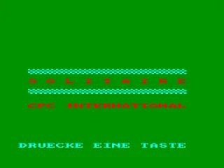 Solitaire — Amstrad CPC