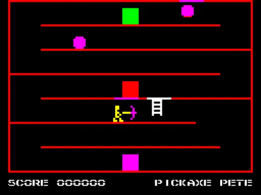 Pickaxe Pete — ZX Spectrum