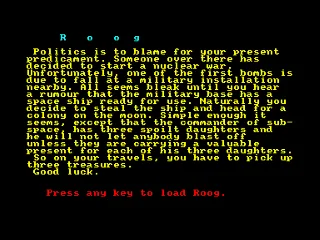 Roog — Amstrad CPC